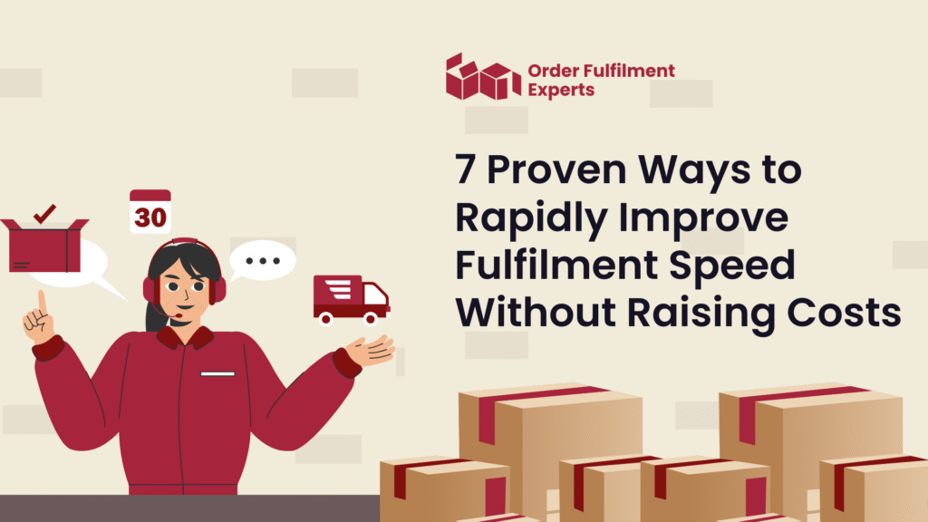 7 Proven Ways to Rapidly Improve Fulfilment Speed Without Raising Costs