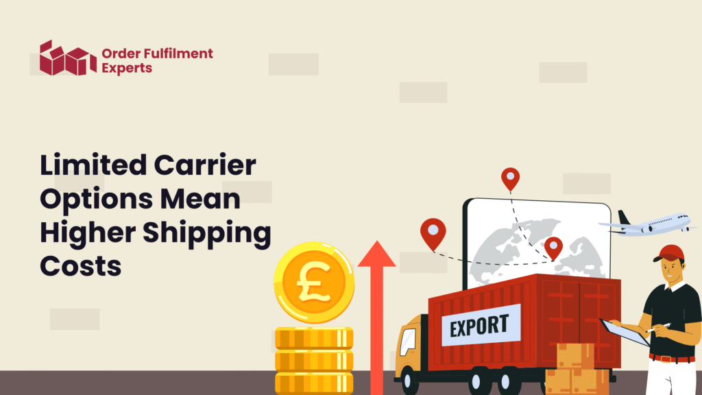 Limited Carrier Options Mean Higher Shipping Costs