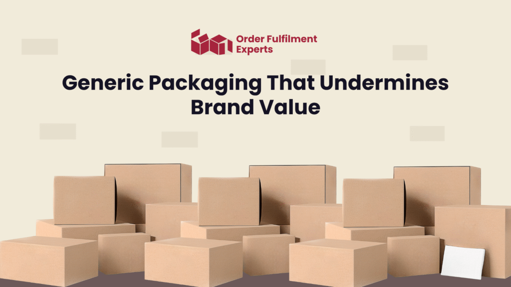Generic Packaging That Undermines Brand Value