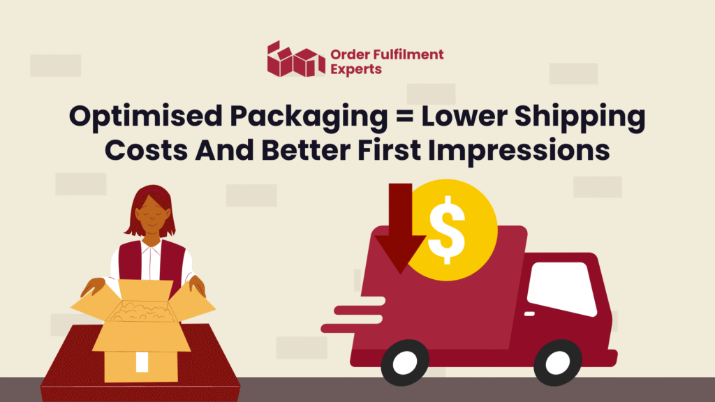 Optimised Packaging = Lower Shipping Costs