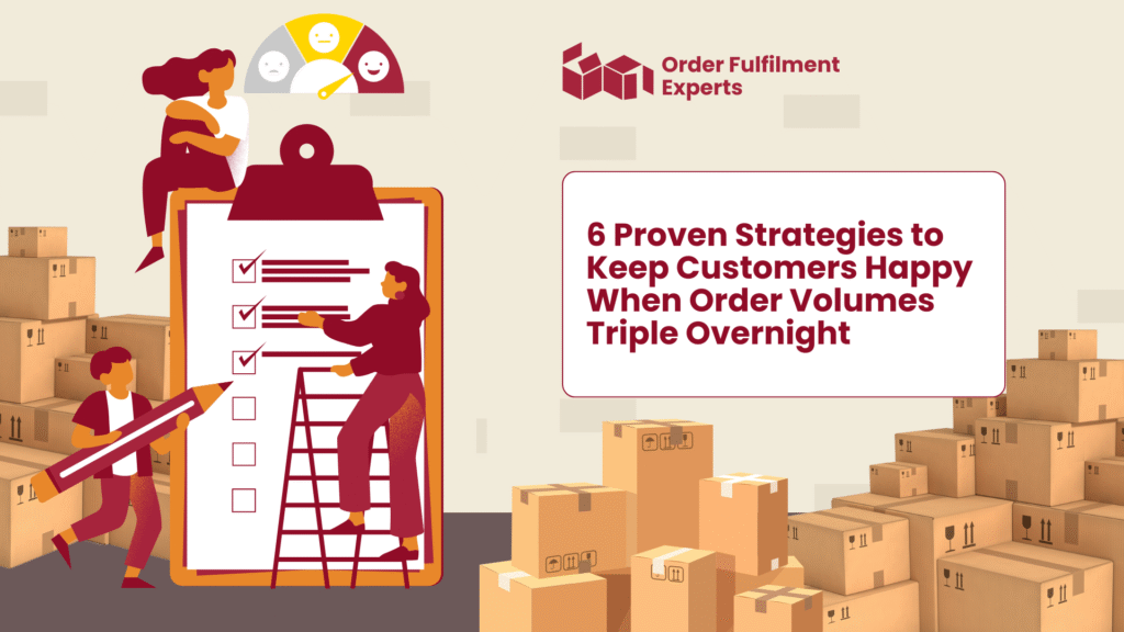 6 Proven Strategies to Keep Customers Happy When Order Volumes Triple Overnight
