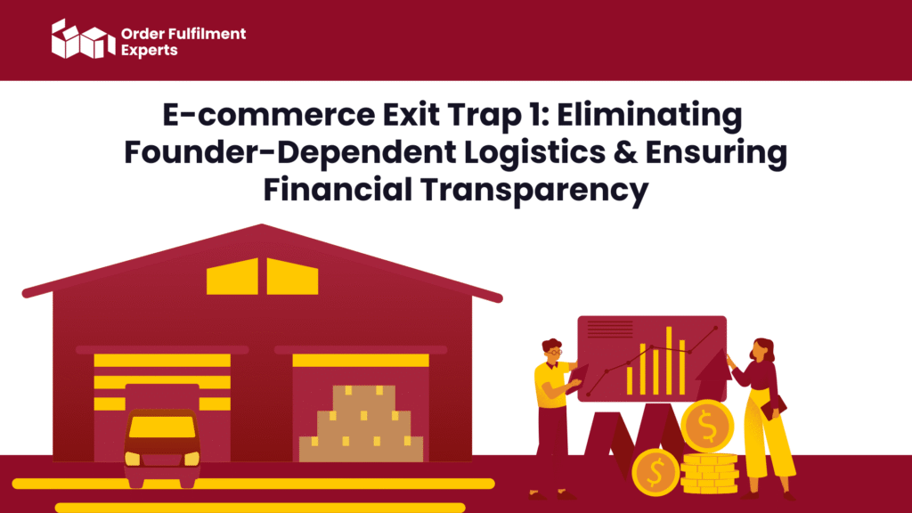 E-commerce Exit Trap 1: Eliminating Founder-Dependent Logistics & Ensuring Financial Transparency