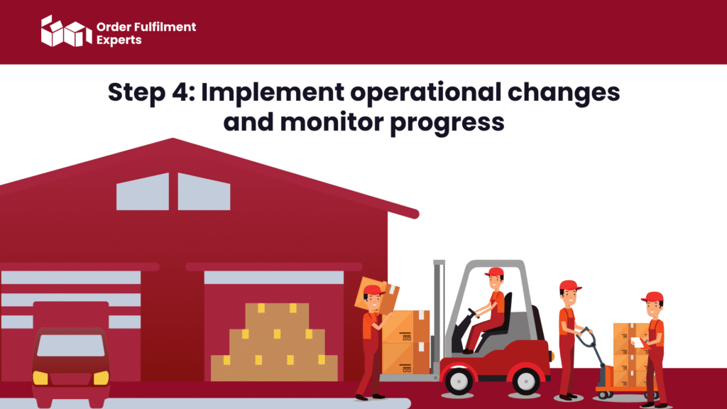 Step 4: Implement operational changes and monitor progress