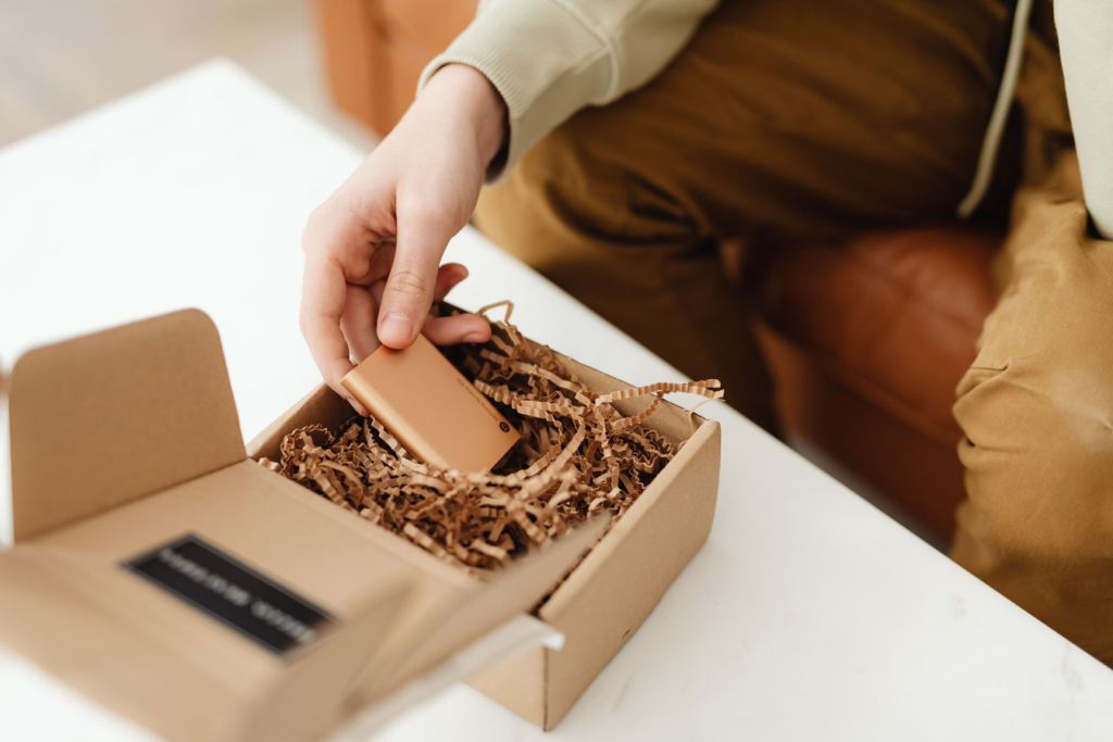 hands packing
