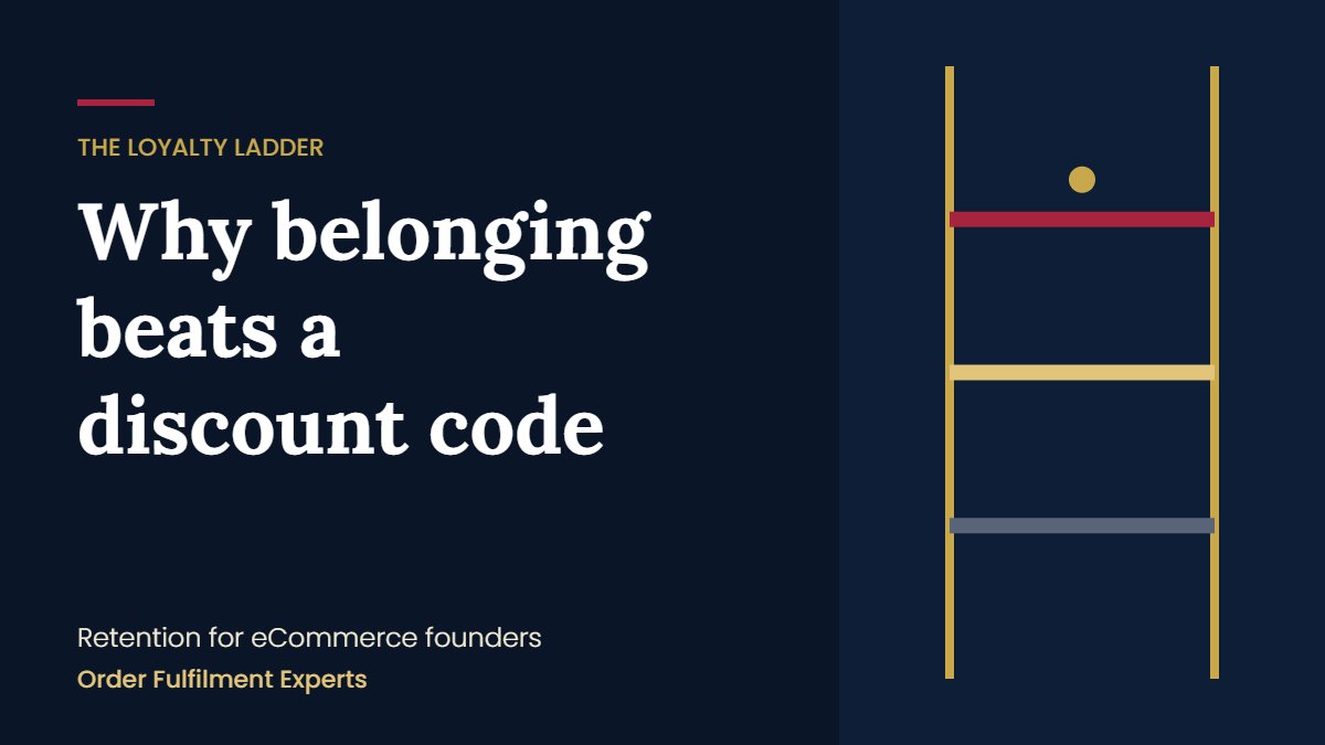 The Loyalty Ladder: why belonging beats a discount code, Order Fulfilment Experts